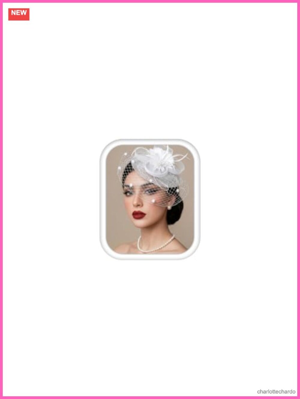 Women Fascinator Hat Derby Tea Party Church Vintage Headpiece with Veil